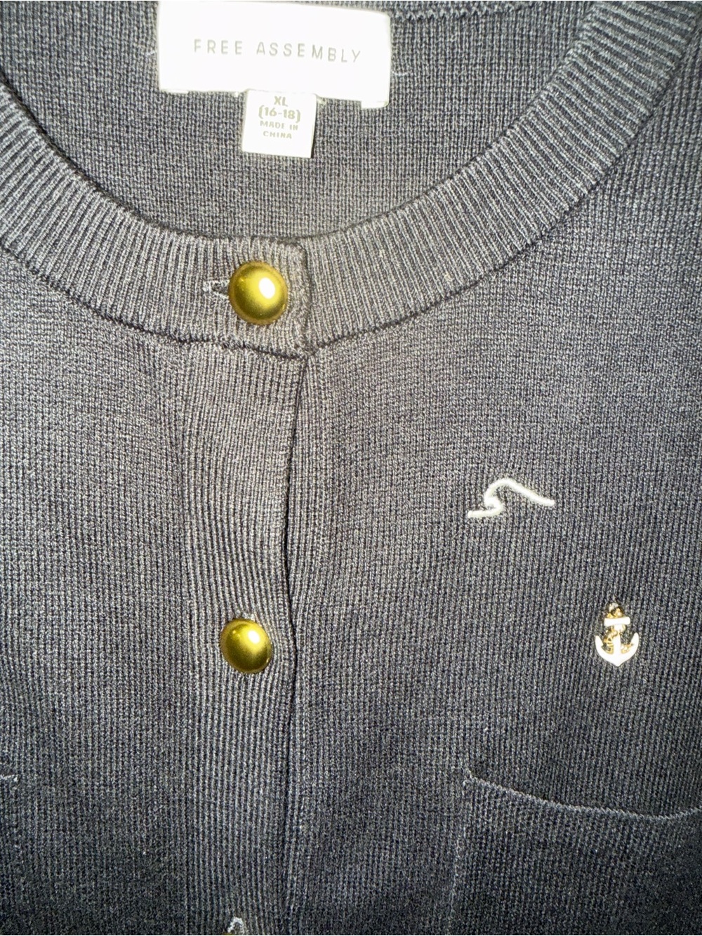 Cute Nautical Embroidered Sweater - Picture 3 of 5